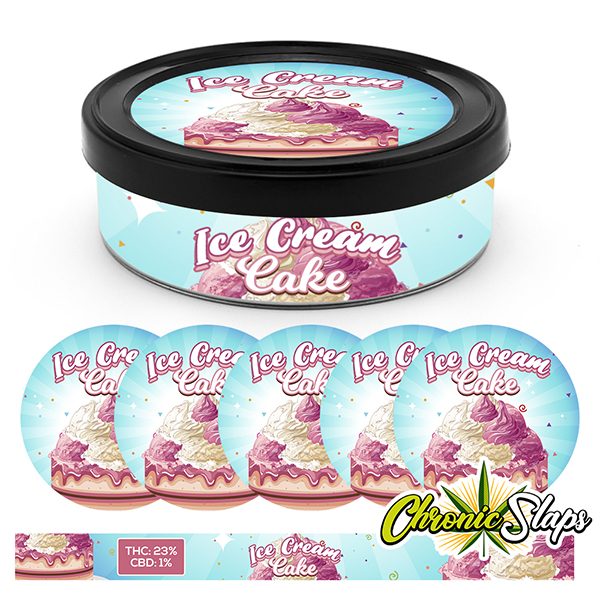ICE CREAM CAKE PRESSITIN STRAIN LABELS